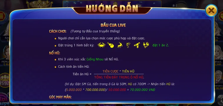 Bầu Cua Livestream Tại RikVip Đỉnh Cao Với Tỷ Lệ Ăn Thưởng Cực Khủng