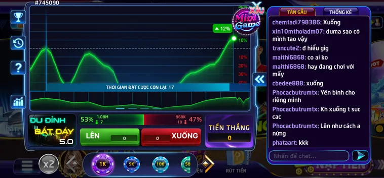 Bứt Phá Giới Hạn Với Minigame Đu Đỉnh Bắt Đáy Tại RikVip