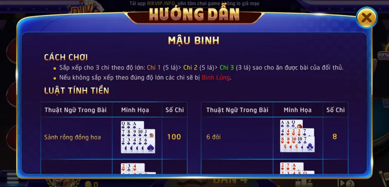 Mậu Binh Tại RikVip Đỉnh Cao Trò Chơi Chiến Thuật Hấp Dẫn Nhất Hiện Nay