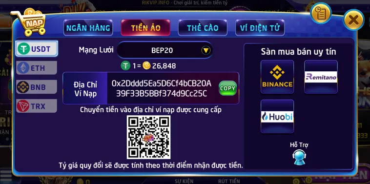 Hướng Dẫn Cách Nạp Tiền RikVip Siêu Tốc Nhận Khuyến Mãi Khủng Mỗi Ngày Cho Game Thủ