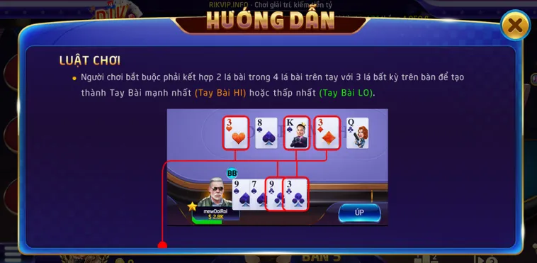Khám Phá Siêu Phẩm Omaha Poker 6 Tại RikVip Với Cơ Hội Nhận Thưởng Khủng