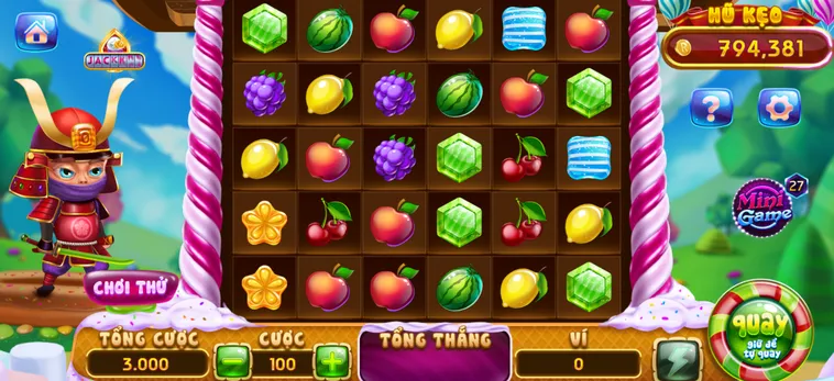 Chinh Phục Siêu Phẩm Nổ Hũ Candy Fruit Samurai Tại RikVip Với Cơ Hội Thắng Lớn