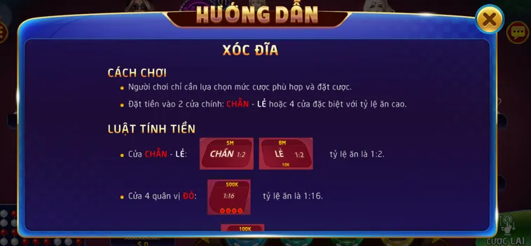 Xóc Đĩa Livestream Tại RikVip Đỉnh Cao Cá Cược Với Tỷ Lệ Thưởng Cực Khủng